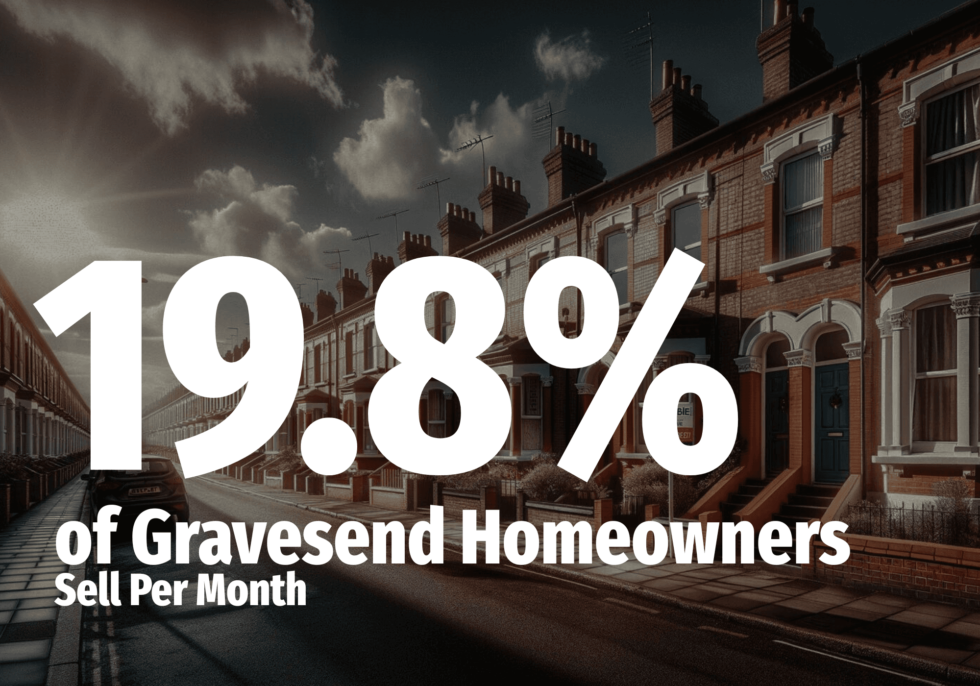 19.8% of Gravesend Homeowners Sell per Month